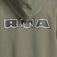 RtA Floyd Military Patch Hoodie - Olive