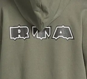 RtA Floyd Military Patch Hoodie - Olive