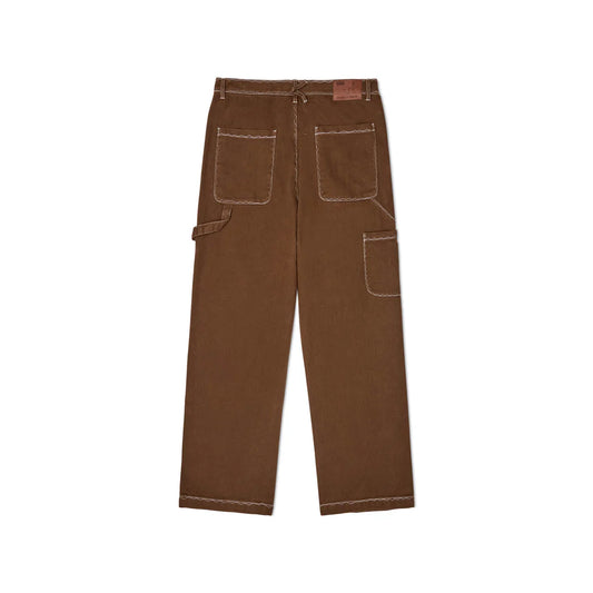 KidSuper Messy Stitched Work Pants - Brown