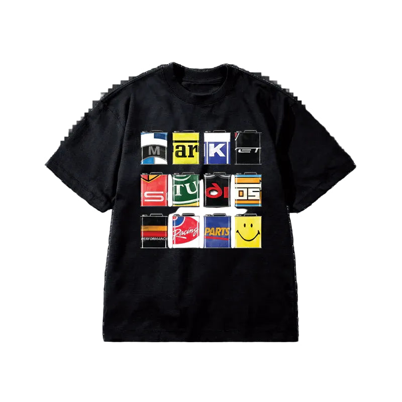 Market Oil Can T-Shirt - Black