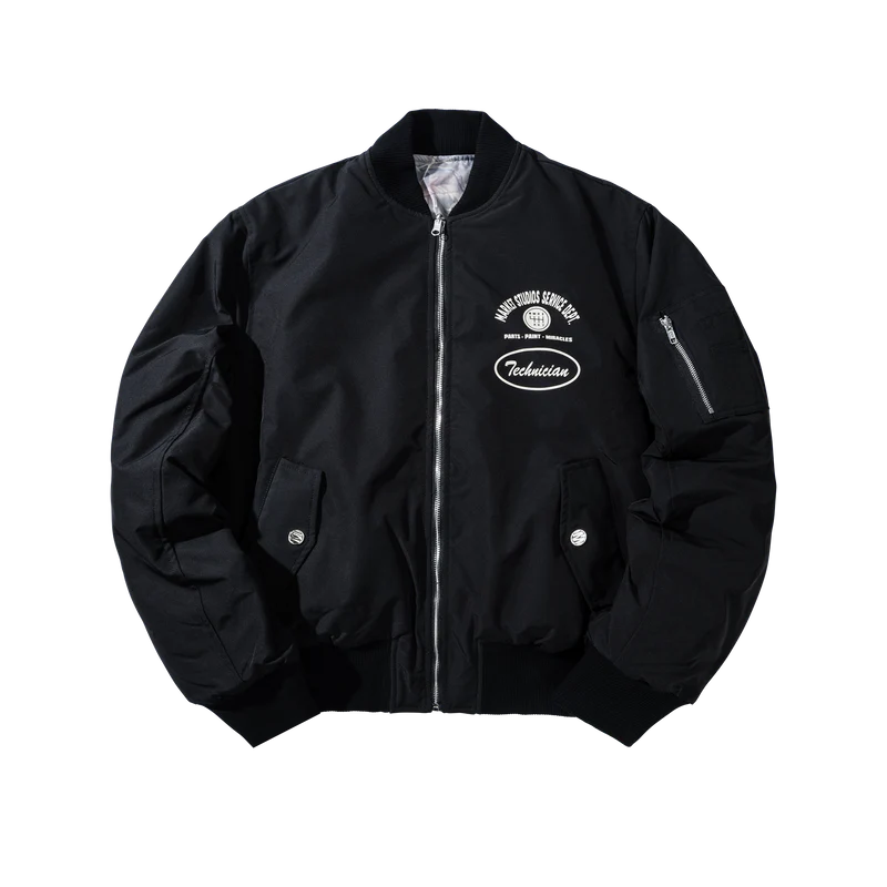 Market Handyman Reversible Bomber Jacket - Pirate Blackwood Camo