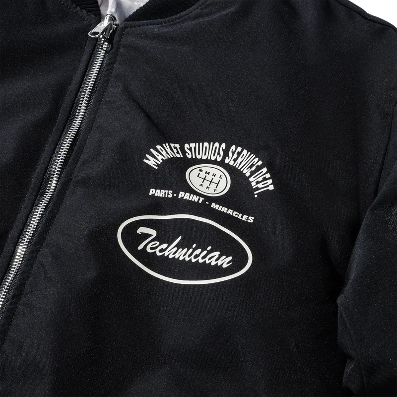 Market Handyman Reversible Bomber Jacket - Pirate Blackwood Camo