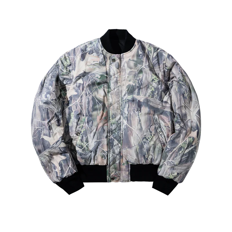 Market Handyman Reversible Bomber Jacket - Pirate Blackwood Camo