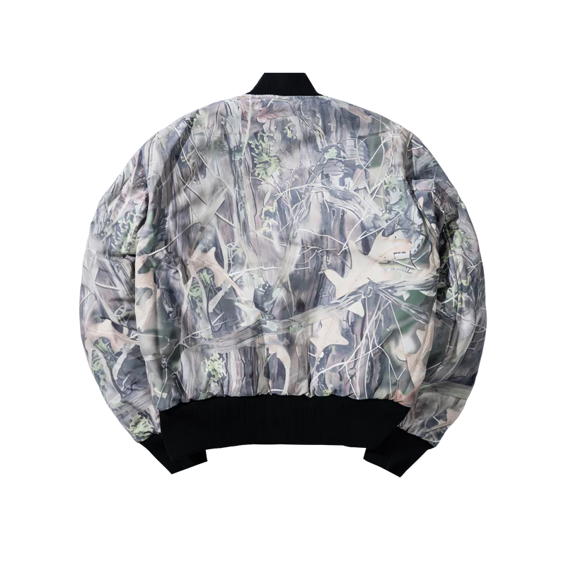 Market Handyman Reversible Bomber Jacket - Pirate Blackwood Camo