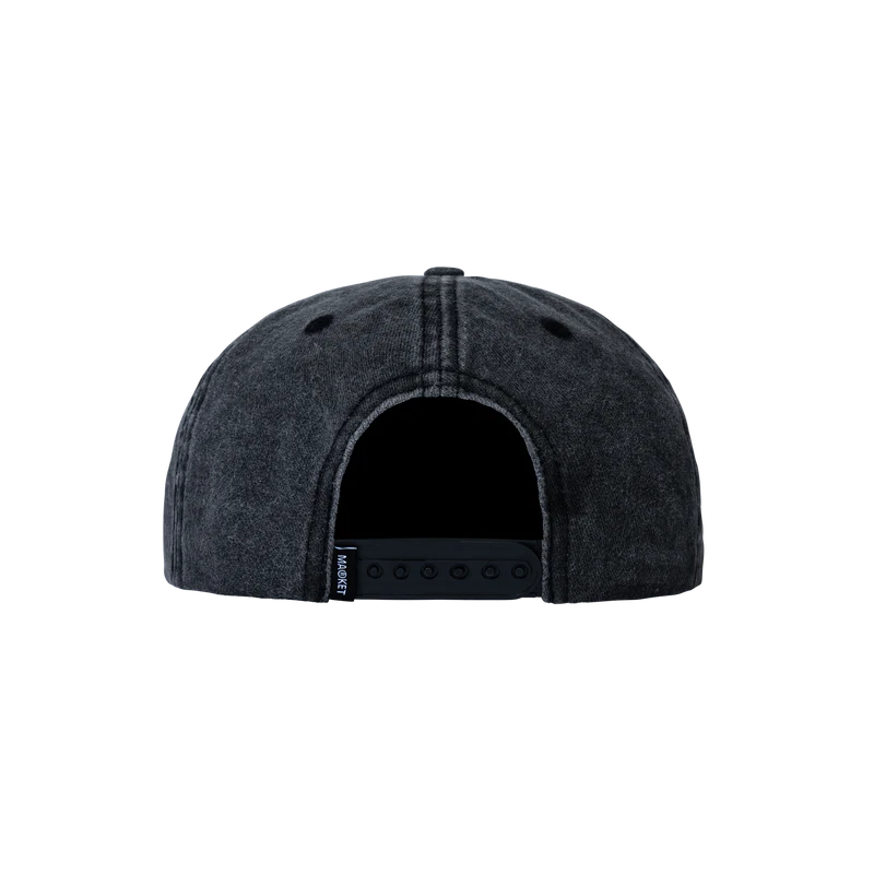 Market Farmers Market 5-Panel Hat - Washed Black
