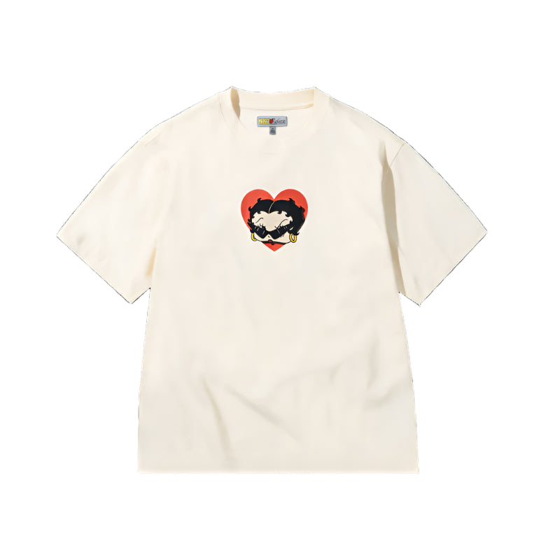 Market Betty Boop Sweetheart T-Shirt - Buttercream