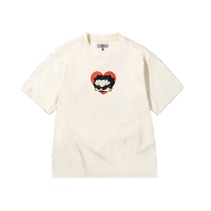 Market Betty Boop Sweetheart T-Shirt - Buttercream