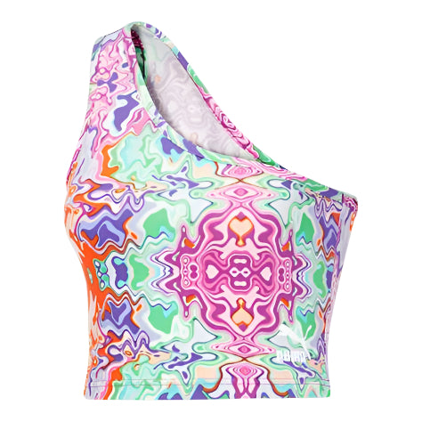Puma Hypnotize Asymmetric Bandeau - Irish Green