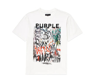 PURPLE TEXTURED JERSEY SS TEE