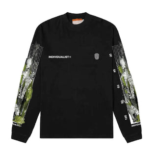INDIVIDUALIST PAINTED L/S TEE | BLACK