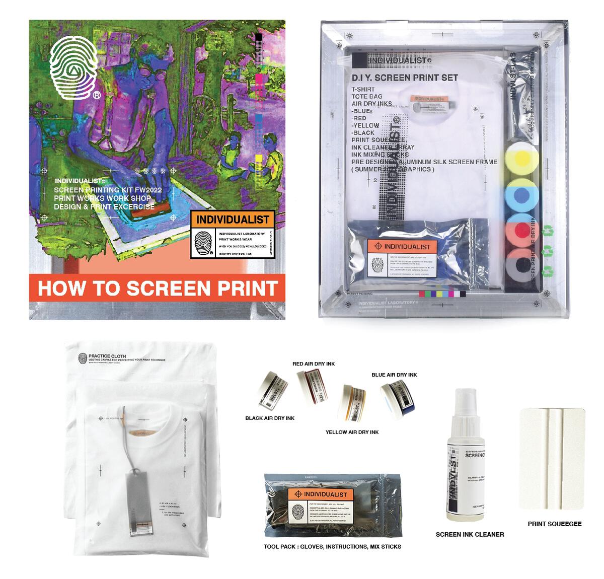 How To Screen Print Kit - INDIVIDUALIST