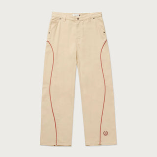 Honor The Gift Canvas Piping Pants -  Bone