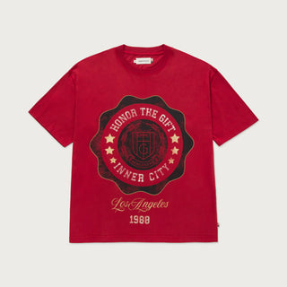 Honor The Gift 'HTG' Seal Logo Tee - Brick