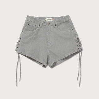 Honor The Gift Cord Laceup Shorts - Stone