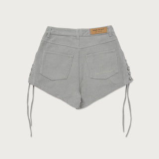 Honor The Gift Cord Laceup Shorts - Stone