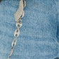 RVS Labs Bedazzle Gucci Link w/ RVS Stone Pendant - Silver