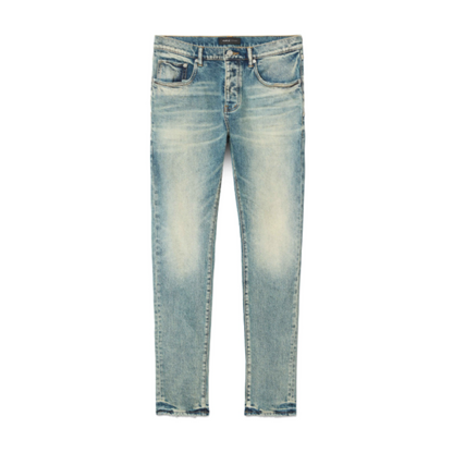 Purple Skinny Electric Tint Denim -  Washed Light Blue