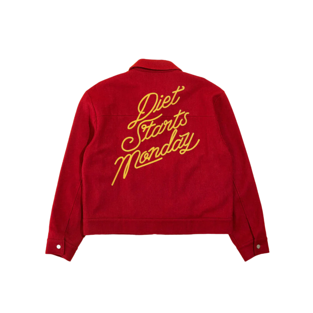 Diet Starts Monday Trouble Jacket - Red