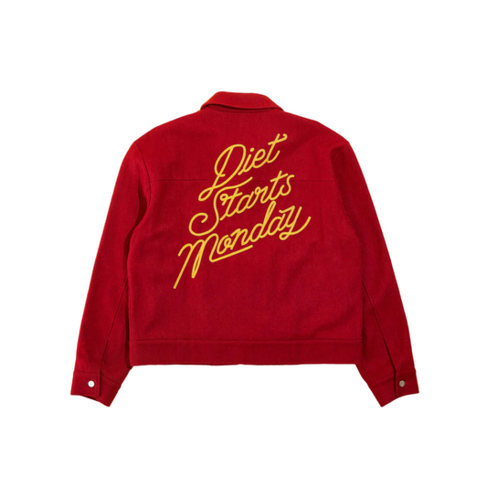 Diet Starts Monday Trouble Jacket - Red