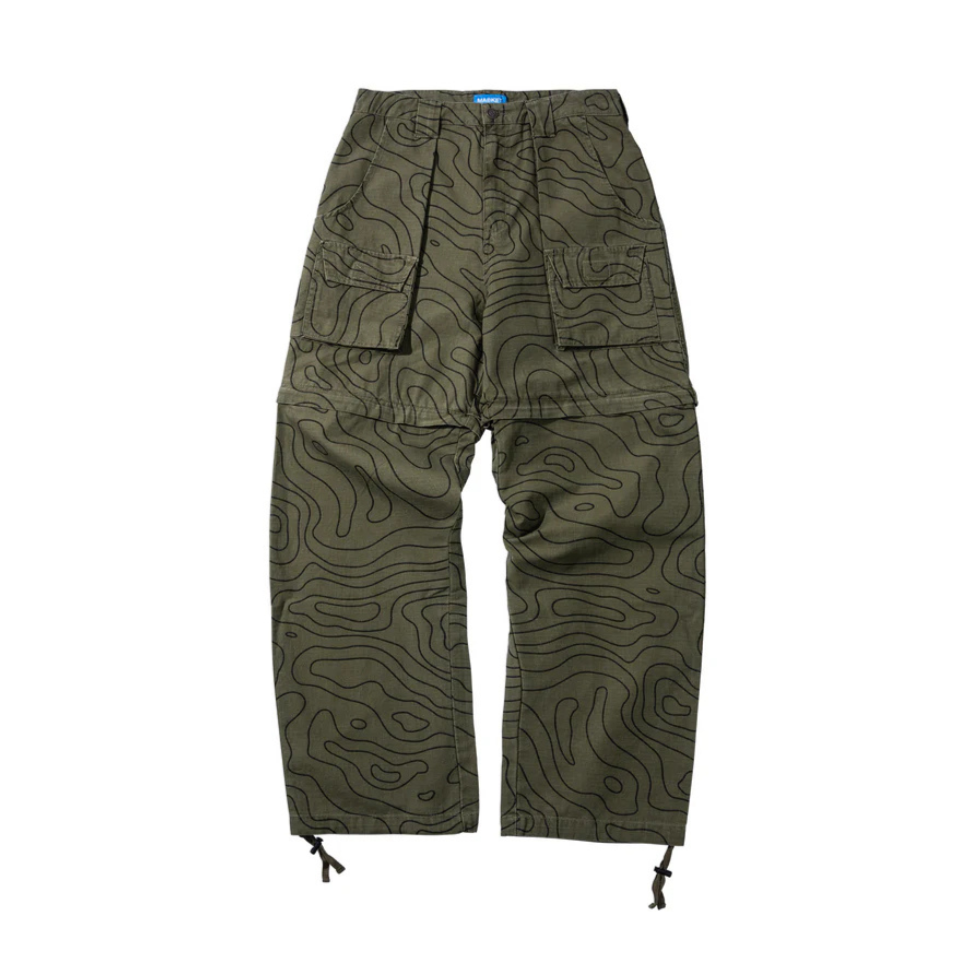 Market Topo Moraine Zipper Pants - Kelp – Sole Play
