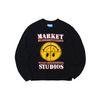 Market Smiley Focus Sweater - Black