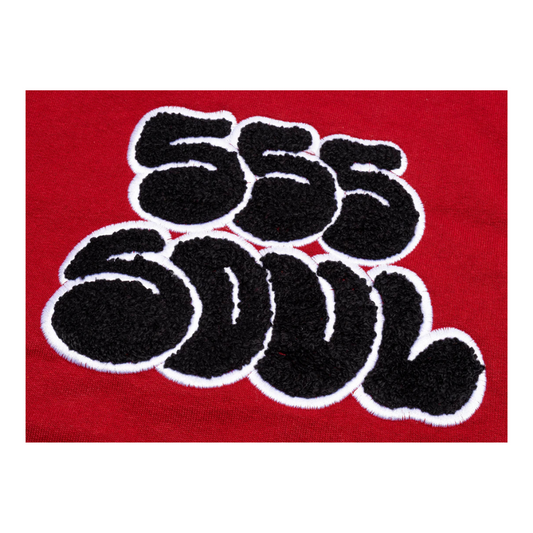 Triple 5 555 Soul Blowup Mockneck - Burgundy