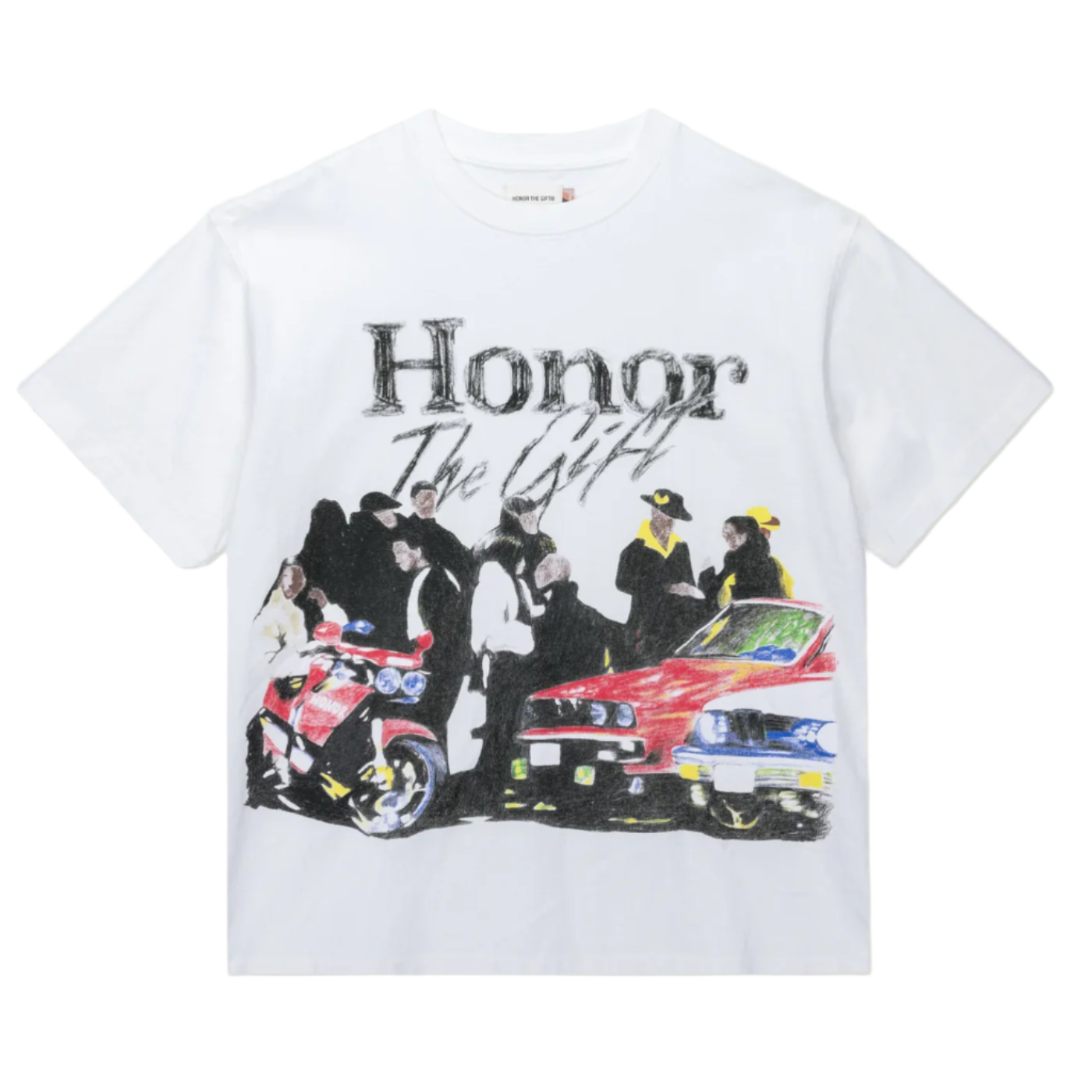 Honor The Gift Shift Tee - "White"