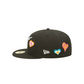 New Era 59Fifty Florida Marlins Chain Stitch Heart - "Black"
