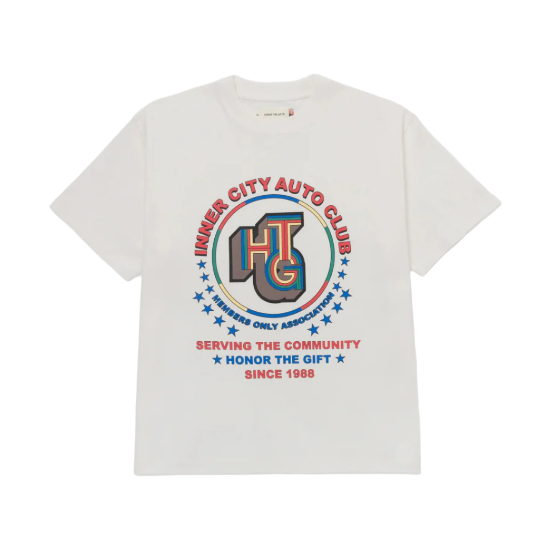 Honor The Gift Auto Association Tee - Bone