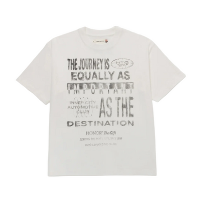 Honor The Gift Travelled Journey Tee - White