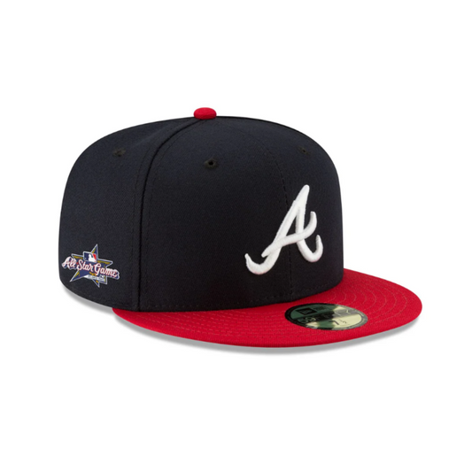New Era Atlanta Braves All-Star 2025 Host Home 59Fifty Fitted - Navy/Red