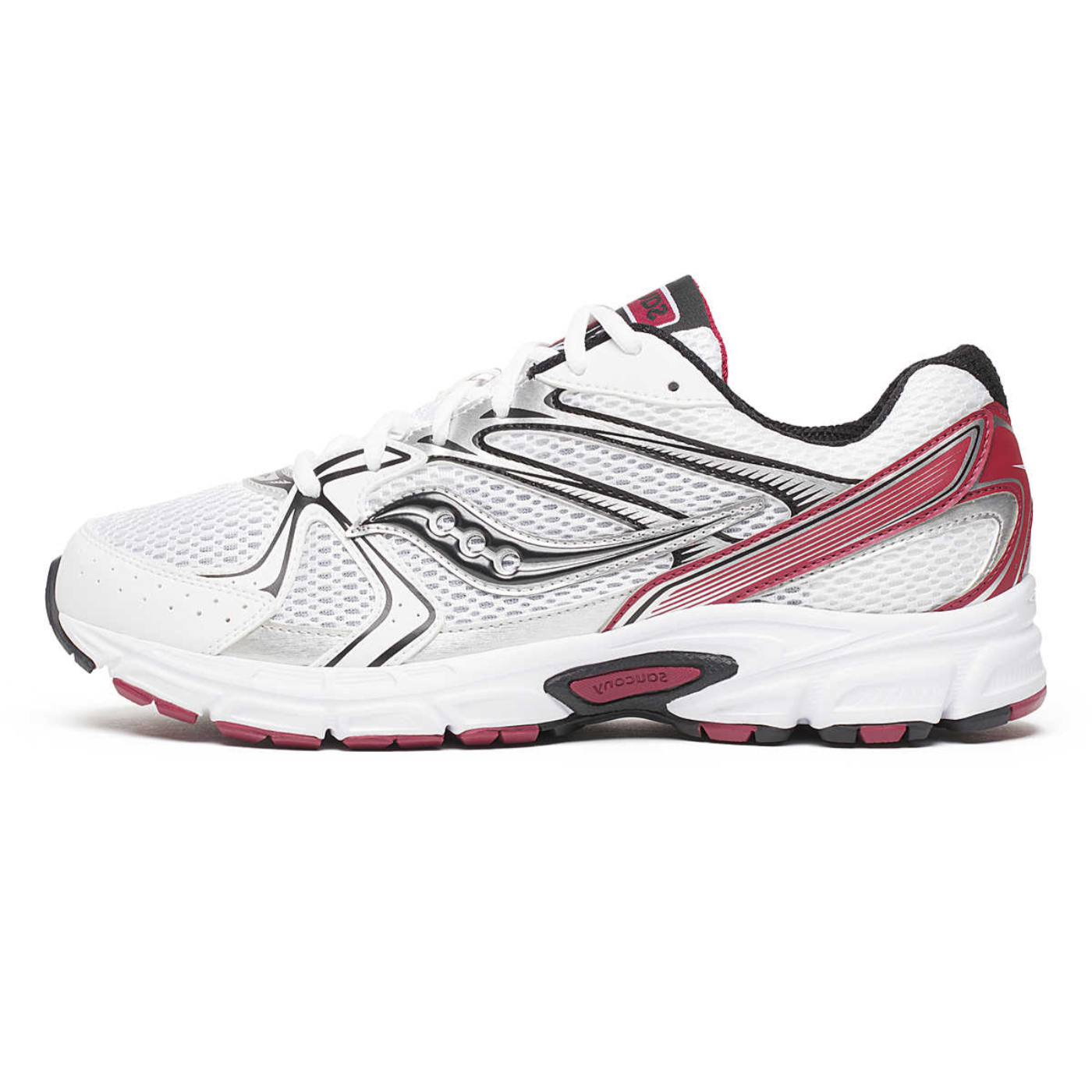 Men's Saucony Ride Millenium - "White/Red"