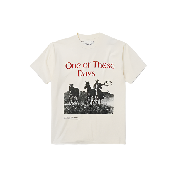 One Of These Days Across The Plains T-Shirt - Bone