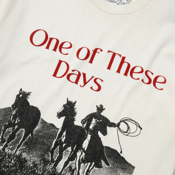 One Of These Days Across The Plains T-Shirt - Bone