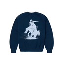 One Of These Days Mustang Crewneck - Sunfaded Navy