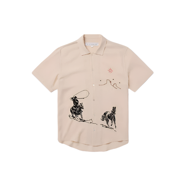 One Of These Days Into The Distance Camp T-Shirt - Ivory
