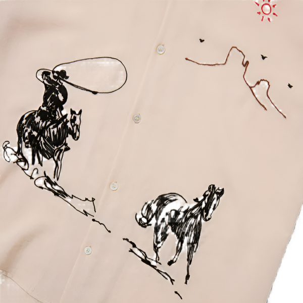 One Of These Days Into The Distance Camp T-Shirt - Ivory