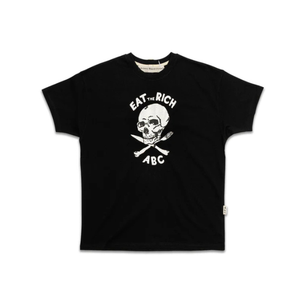 Advisory Board Crystals Skull Short Sleeve Tee - Black