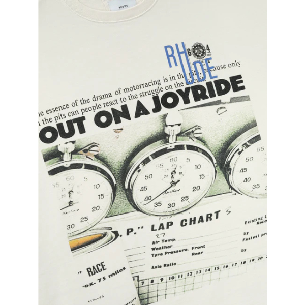 Rhude Joyride Tee - Vintage White