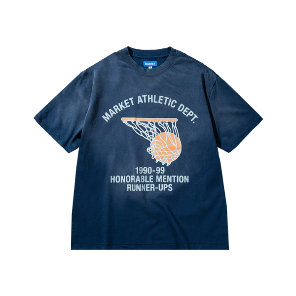 Market Runner Up T-Shirt - Egyptian Blue