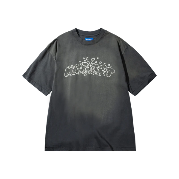 Market Crash T-Shirt - Cement