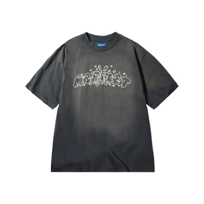 Market Crash T-Shirt - Cement