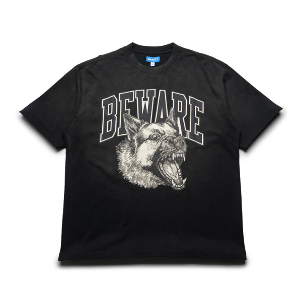 Market Tonal Beware T-Shirt - Jet-Set Black