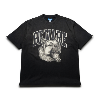 Market Tonal Beware T-Shirt - Jet-Set Black