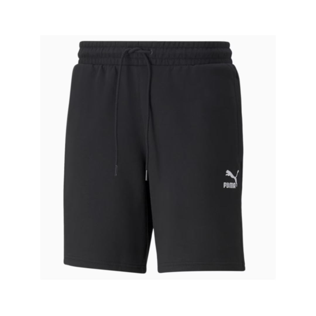 Puma Classics Logo French Terry Short - Black