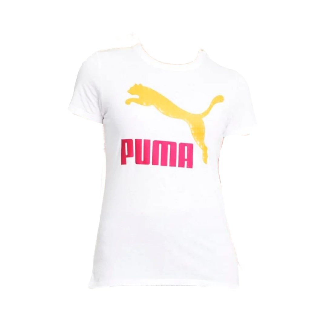 Puma Classics Logo Tee - White