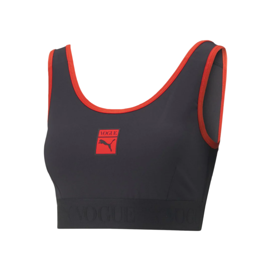Puma X Vogue Bra Top - Black/Red