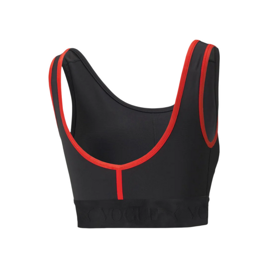 Puma X Vogue Bra Top - Black/Red