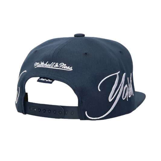 Mitchell & Ness x Just Don New York Yankees Script Hat - Navy