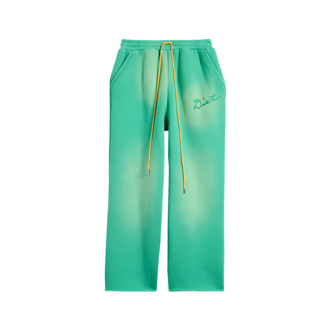 Diet Starts Monday Chainstitch Sweatpants - Green